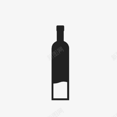 酒瓶葡萄藤瓮图标图标