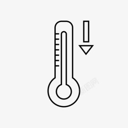 无线温度计温度计寒冷最新技术图标高清图片