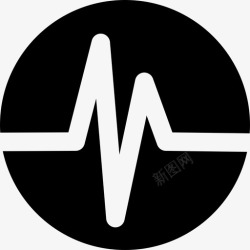 心脏跳动的生命线心脏跳动的生命线医学牙医图标高清图片