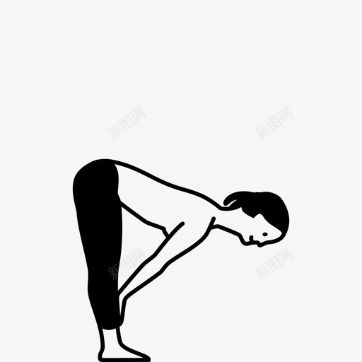 ardhauttanasana站立半前弯瑜伽图标svg_新图网 https://ixintu.com ardhauttanasana 伸展 女性 弯曲 手臂和腿部伸展运动瑜伽 瑜伽 站立半前弯 身体 运动
