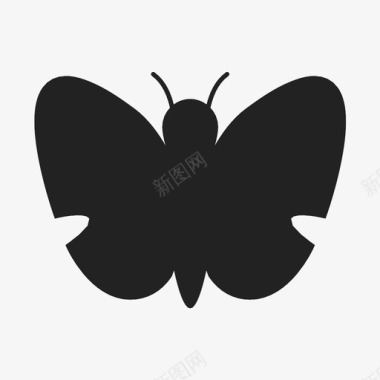 蝴蝶昆虫鳞翅目图标图标