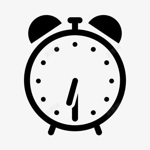 闹钟唤醒时间图标svg_新图网 https://ixintu.com 唤醒 小时 工作日 时间 睡眠 警报 起床 铃声 闹钟 闹钟闹钟