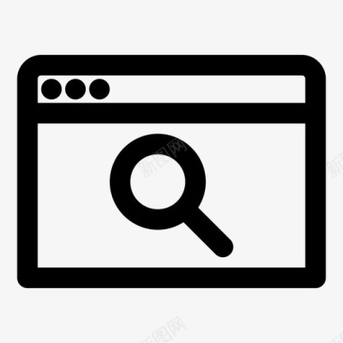 查找web浏览器网页搜索图标图标