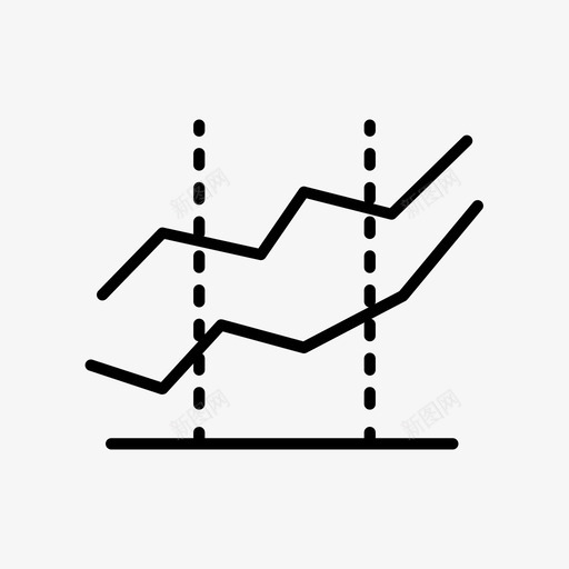 折线图图表icom图标svg_新图网 https://ixintu.com icom 业务 图 图表 折线图 线