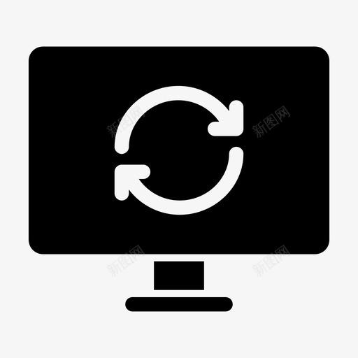 监视器同步web浏览器软件图标svg_新图网 https://ixintu.com web工作 web浏览器 个人计算机 刷新 屏幕通知 显示计算机 监视器led 监视器同步 网络工作 计算机工作 软件