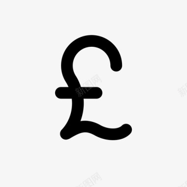 英镑货币英格兰图标图标