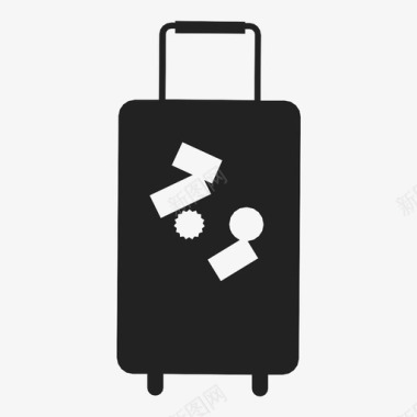 采购产品行李旅行手提箱图标图标