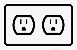 AC图标插座1ac图标高清图片