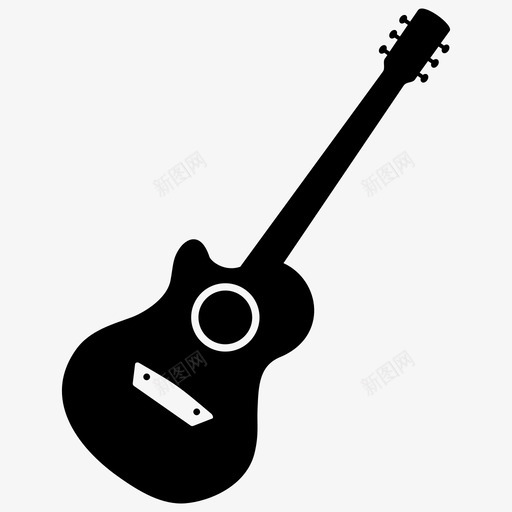 古典吉他声音表演曲图标svg_新图网 https://ixintu.com 乐器 古典吉他 吉他 声音 弦 材料 物品 电吉他 表演曲