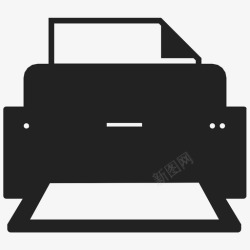 激光脉冲打印机震颤悸动图标高清图片