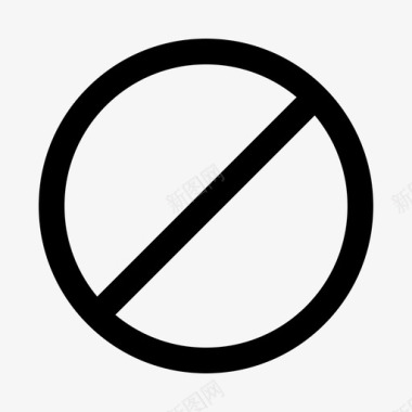 禁止非法软件图标图标