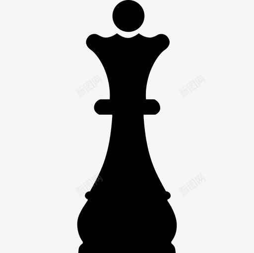 皇后象棋棋子黑色的形状形状宇宙图标svg_新图网 https://ixintu.com 宇宙 形状 皇后象棋棋子黑色的形状
