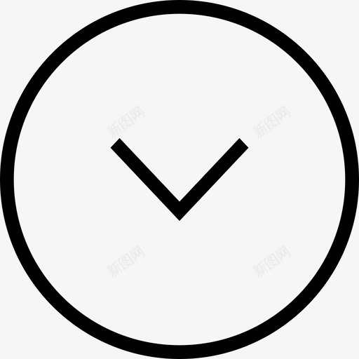 向下箭头blac图标svg_新图网 https://ixintu.com blac downs imagse kwhite way 下载 向下 方向 用户需要的圆线 箭头
