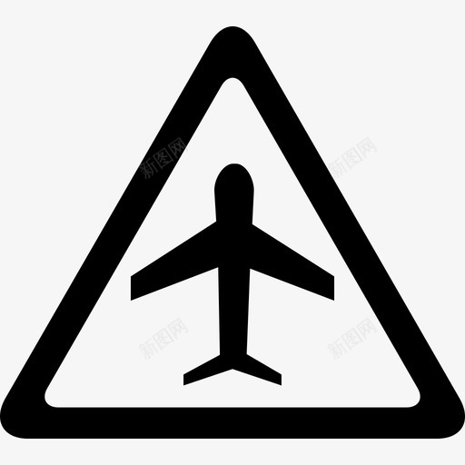 机场交通三角信号机标志信号装置图标svg_新图网 https://ixintu.com 信号装置 机场交通三角信号机 标志