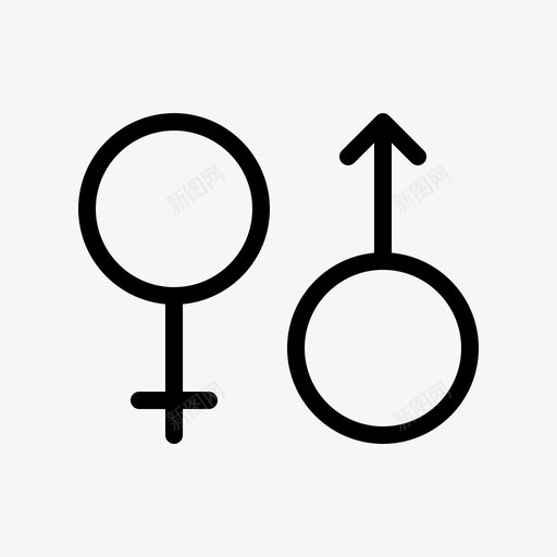 性别性生理学图标svg_新图网 https://ixintu.com 女性 婚姻 婚礼 性 性别 派对 爱情 生理学 男性 节日 解剖学