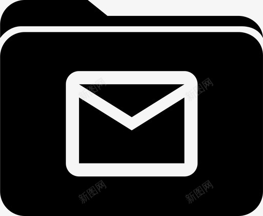 邮件夹信件收件箱图标svg_新图网 https://ixintu.com 信件 信使 内容 媒体制作文件夹 收件箱 硬盘 计算机 通信 邮件 邮件夹