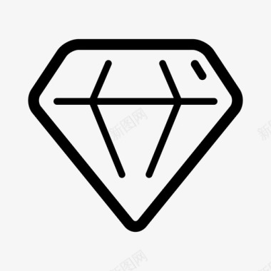 钻石贵重悸动图标图标