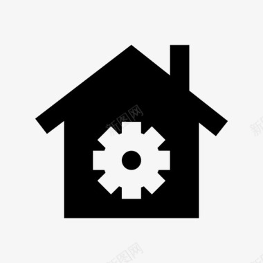 房屋设置房屋业务系统图标图标