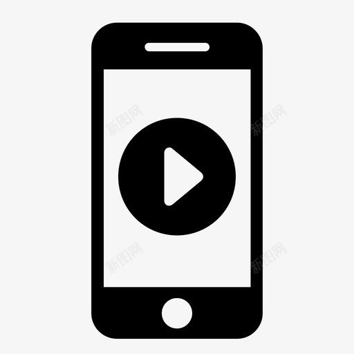 播放开始音乐图标svg_新图网 https://ixintu.com 开始 按钮 控制 播放 移动 移动集合1 箭头 视频 音乐 音频
