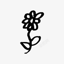 生长动画花美丽开花图标高清图片