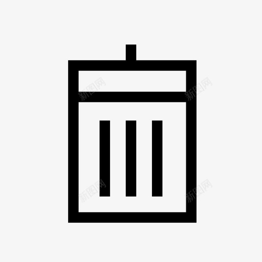 垃圾桶不需要的回收站图标svg_新图网 https://ixintu.com 不需要的 回收站 垃圾 垃圾桶 未清洁 菱形公共标志