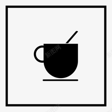 咖啡咖啡浓缩咖啡热咖啡图标图标