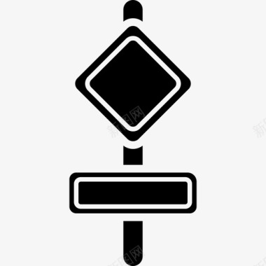 街道或路线信号标志信号装置图标图标
