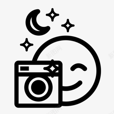 夜照移动工作微光图标图标