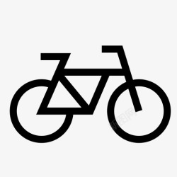蹬自行车自行车两轮车交通工具图标高清图片