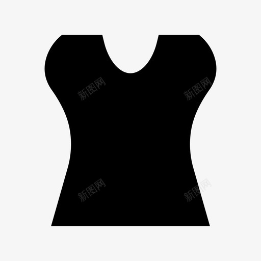 衬衫衣服材质实心图标svg_新图网 https://ixintu.com 衣服材质实心图标 衬衫