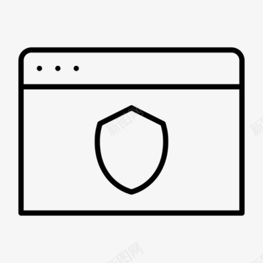 安全浏览器网络浏览器屏蔽图标图标