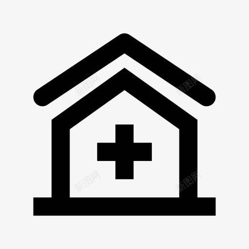 医院震颤裂缝图标svg_新图网 https://ixintu.com 修剪 健康诊所 医疗中心 医疗和健康材料图标 医疗设施 医院 医院大楼 殴打 裂缝 通讯 震颤