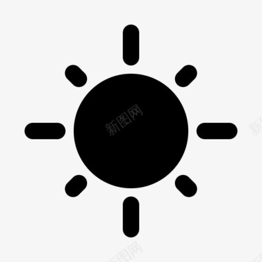 太阳旅行夏天图标图标