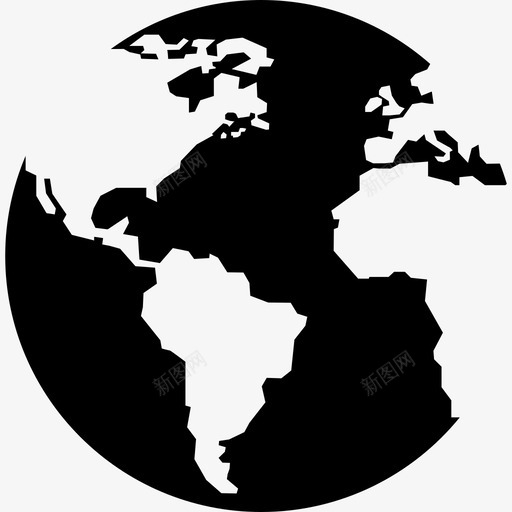 地球仪与大陆地图地图和旗帜地球图标svg_新图网 https://ixintu.com 地图和旗帜 地球仪与大陆地图 地球图标