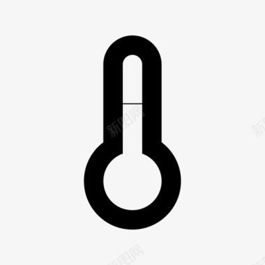 温度计科技材料图标图标