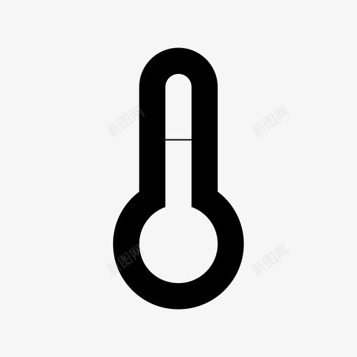 温度计科技材料图标svg_新图网 https://ixintu.com 温度计 科技材料图标