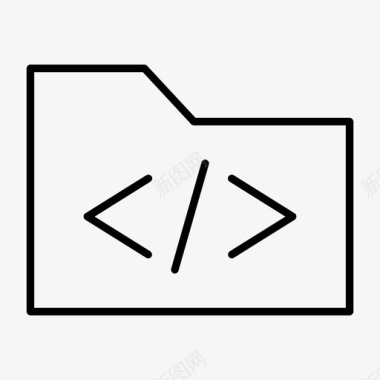 代码文件夹文件存储编辑图标图标