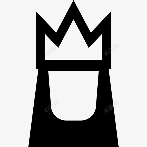 女王城堡象棋图标svg_新图网 https://ixintu.com 决断 君主制 城堡 女人 女王 妻子 宫殿 皇室 象棋