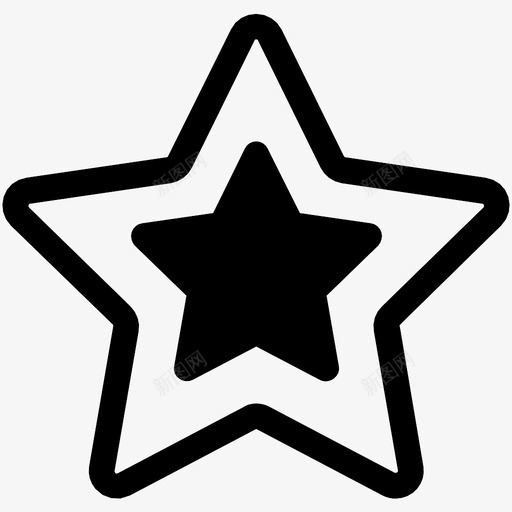 星星符号贴纸图标svg_新图网 https://ixintu.com 天堂 奖励 形状 徽章 星星 符号 贴纸 费率 赢家