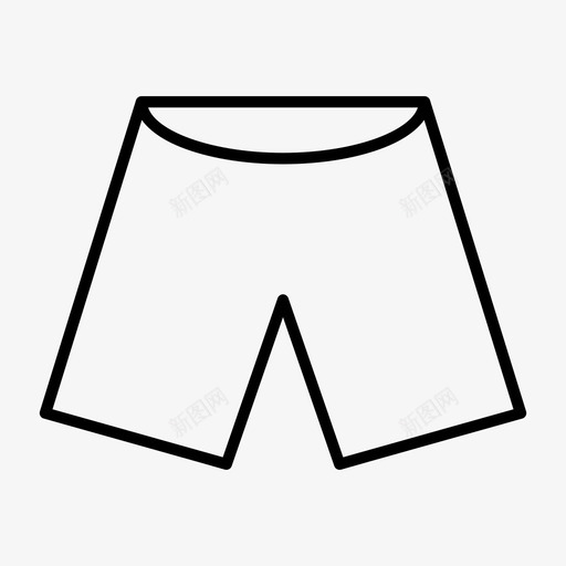 短裤服装品牌图标svg_新图网 https://ixintu.com 休闲 品牌 成本 时尚 时尚瘦 服装 短裤