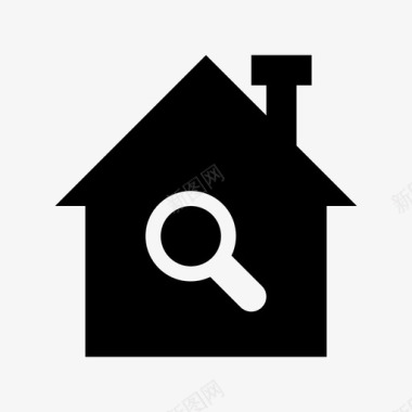 找房子不动产房产搜索图标图标