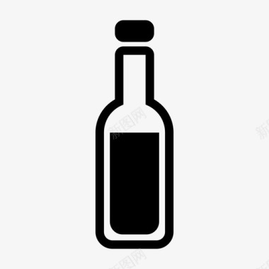 酒瓶油瓶玻璃瓶图标图标