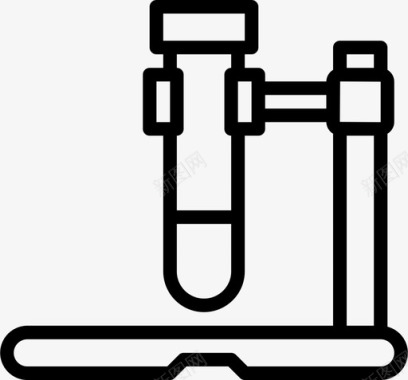 试管展品科学图标图标