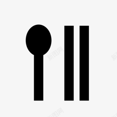 餐厅筷子饮食图标图标
