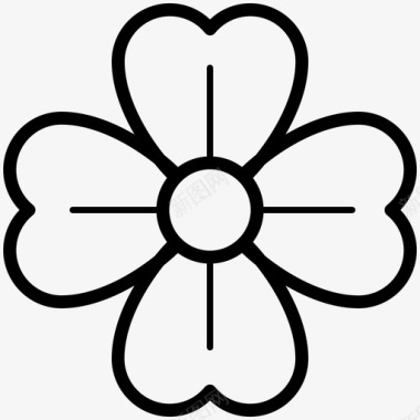 花雏菊自然图标图标