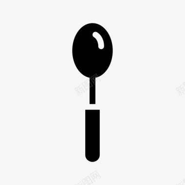 勺子餐具餐桌勺图标图标