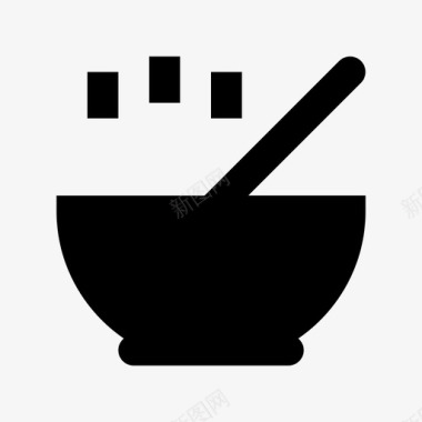 汤碗厨具材质图标图标
