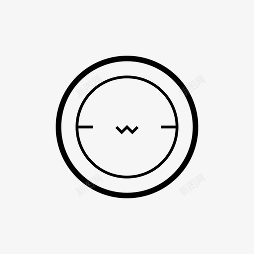 十字准线瞄准定位图标svg_新图网 https://ixintu.com 十字准线 定位 射击 瞄准