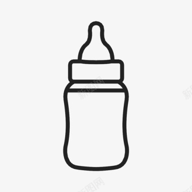 婴儿奶瓶儿童饮料图标图标