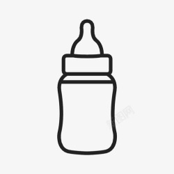 喂食器婴儿奶瓶儿童饮料图标高清图片
